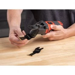 1-3/8 in. Titanium Coated Bi-Metal Oscillating Tool Blade (2-Pack) by Arrow -Porter-Cable Sales Shop arrow oscillating tool attachments osc125wm 2a 77 1000