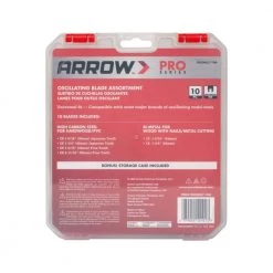 Oscillating Blade Assortment (10-Piece) by Arrow -Porter-Cable Sales Shop arrow oscillating tool attachments oscmult 10a 66 1000