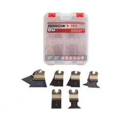 Oscillating Blade Assortment (10-Piece) by Arrow -Porter-Cable Sales Shop arrow oscillating tool attachments oscmult 10a 77 1000