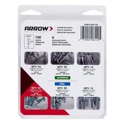 Rivet Kit (120-Piece) by Arrow