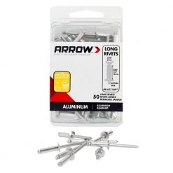3/16 in. x 1/2 in. Aluminum Grip Range Rivets (50-Pack) by Arrow
