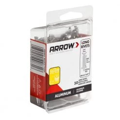 3/16 in. x 1/2 in. Aluminum Grip Range Rivets (50-Pack) by Arrow -Porter-Cable Sales Shop arrow rivets rla3 16ip fa 1000