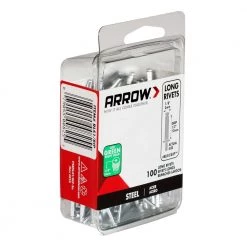 RLS 1/8 in. Long Steel Rivets (100-Pack) by Arrow -Porter-Cable Sales Shop arrow rivets rls1 8ip fa 1000