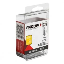 3/16 in. Medium Aluminum Rivets (50-Pack) by Arrow -Porter-Cable Sales Shop arrow rivets rma3 16ip fa 1000