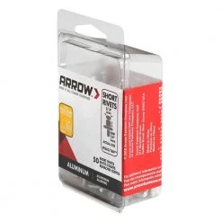3/16 in. x 1/8in. Aluminum Rivets (50-Pack) by Arrow -Porter-Cable Sales Shop arrow rivets rsa3 16ip 44 1000