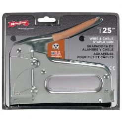 Low-Voltage Wire Staple Gun with Round Crown Staples (1,000-Pack) by Arrow -Porter-Cable Sales Shop arrow staple guns 843631120958 1f 1000