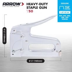 T50 Heavy Duty Staple Gun by Arrow -Porter-Cable Sales Shop arrow staple guns t50 76 1000