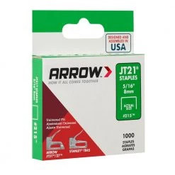 5/16 in. Leg x 7/16 in. Crown Galvanized Steel Staples (1,000-Pack) by Arrow -Porter-Cable Sales Shop arrow staples 21550 fa 1000