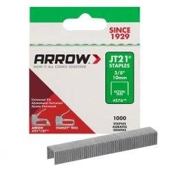 3/8 in. Leg x 7/16 in. Crown Galvanized Steel Staples (1,000-Pack) by Arrow -Porter-Cable Sales Shop arrow staples 27650 c3 1000