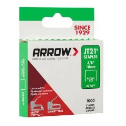 3/8 in. Leg x 7/16 in. Crown Galvanized Steel Staples (1,000-Pack) by Arrow -Porter-Cable Sales Shop arrow staples 27650 fa 1000