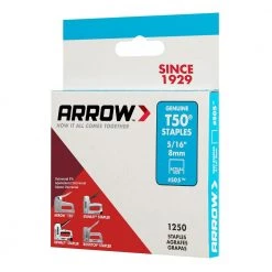 T50 5/16 in. Leg x 3/8 in. Crown 18-Gauge Galvanized Steel Staples (1,250-Pack) by Arrow -Porter-Cable Sales Shop arrow staples 505 44 1000