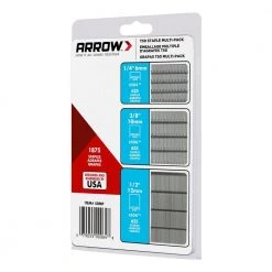 T50 1/4 in. x 3/8 in. x 1/2 in. Staple Multi-Pack (1,875-Pack) by Arrow -Porter-Cable Sales Shop arrow staples 50mp 44 1000