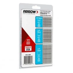 T50 1/4 in. x 3/8 in. x 1/2 in. Staple Multi-Pack (1,875-Pack) by Arrow -Porter-Cable Sales Shop arrow staples 50mp fa 1000