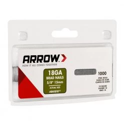 5/8 in. Brad Nails (1000-Pack) by Arrow -Porter-Cable Sales Shop arrow staples bn1810cs 4 76 1000