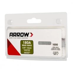 5/8 in. Brad Nails (1000-Pack) by Arrow -Porter-Cable Sales Shop arrow staples bn1810cs 4 fa 1000