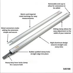 WTX 24 in. and 50 in. Clamp Edges with 50 in. Extension with Connectors and Saw Plate by BORA 14 WTX 24 in. and 50 in. Clamp Edges with 50 in. Extension with Connectors and Saw Plate by BORA -Porter-Cable Sales Shop bora saw accessories 545410 1f 1000