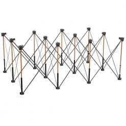 30 in. x 48 in. x 72 in. Steel Centipede Work Support Sawhorse with Accessories by BORA