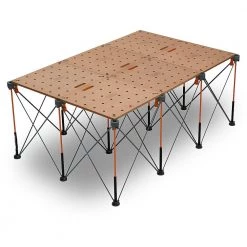 30 in. x 48 in. x 72 in. Steel Centipede Work Support Sawhorse with Accessories by BORA -Porter-Cable Sales Shop bora saw horses ck12s 77 1000