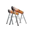 30 in. H Heavy Duty Steel Speedhorse Sawhorse with Auto Release Legs 1500 lbs. Capacity (2-Pack) by BORA