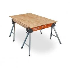 30 in. H Steel All Terrain Sawhorse, 750 Lb. Capacity (2-Pack) by BORA -Porter-Cable Sales Shop bora saw horses pm 4520t fa 1000