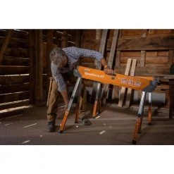 30 in. to 36 in. Steel Speed Horse XT Adjustable Height Sawhorse with Auto Release Legs (2-Pack) by BORA -Porter-Cable Sales Shop bora saw horses pm 4550t 1f 1000