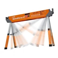 30 in. to 36 in. Steel Speed Horse XT Adjustable Height Sawhorse with Auto Release Legs (2-Pack) by BORA -Porter-Cable Sales Shop bora saw horses pm 4550t 40 1000
