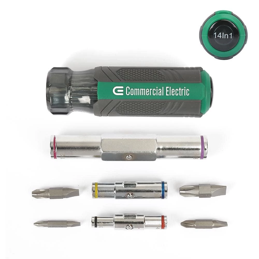 Multi-Bit Screwdriver and Nut Driver by Commercial Electric 8 Multi-Bit Screwdriver and Nut Driver by Commercial Electric - Image 6