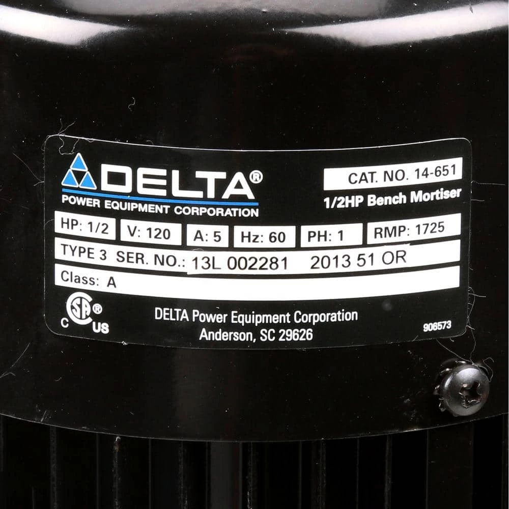 1/2 HP Bench Top Mortising Machine by Delta 11 1/2 HP Bench Top Mortising Machine by Delta - Image 9