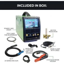PowerMIG 253DPi IGBT Digital Inverter DC MIG/TIG/Stick Multi-Process Welder, HF/Lift TIG Start, 240-Volt by Everlast -Porter-Cable Sales Shop everlast multi process welders mts253dpi 4f 1000