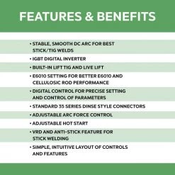 PowerARC DC Stick IGBT Welder SMAW/GTAW by Everlast 14 PowerARC DC Stick IGBT Welder SMAW/GTAW by Everlast -Porter-Cable Sales Shop everlast multi process welders pa 210stl fa 1000
