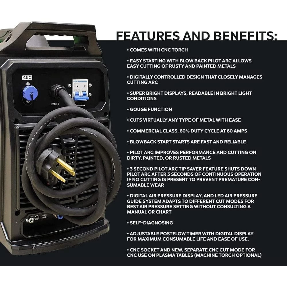 PowerPlasma 100 Amp Plasma Cutter CNC System by Everlast 8 PowerPlasma 100 Amp Plasma Cutter CNC System by Everlast - Image 6