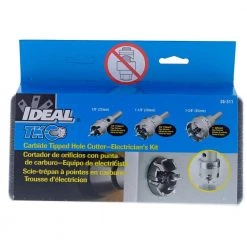 Carbide Tipped Hole Saw Kit (4-Piece) by iDEAL -Porter-Cable Sales Shop ideal hole saws bits 36 311 40 1000