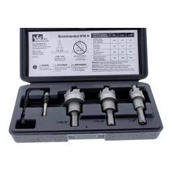 Carbide Tipped Hole Saw Kit (4-Piece) by iDEAL