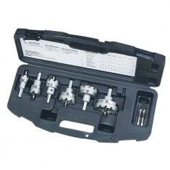 TKO Master Electrician's 7/8 in. to 2-1/2 in. Carbide-Tipped Hole Cutter Kit (8-Piece) by iDEAL