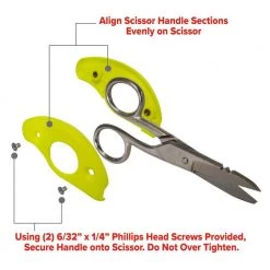 Snip Grip Ergonomic Handle for Electrician Splicer Scissors by Jameson -Porter-Cable Sales Shop jameson all trades lineman s pliers 32 40 1f 1000