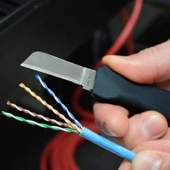 Cable Splicers Knife, 6-1/4 in. with 1-1/2 in. blade, Ergonomic Handle by Jameson 11 Cable Splicers Knife, 6-1/4 in. with 1-1/2 in. blade, Ergonomic Handle by Jameson -Porter-Cable Sales Shop jameson fixed blade knives 32 24e 1f 1000