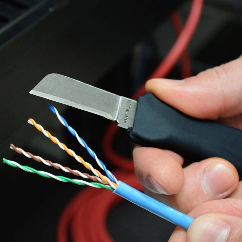 Cable Splicers Knife, 6-1/4 in. with 1-1/2 in. blade, Ergonomic Handle by Jameson 6 Cable Splicers Knife, 6-1/4 in. with 1-1/2 in. blade, Ergonomic Handle by Jameson - Image 4