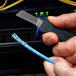 Cable Splicers Knife, 6-1/4 in. with 1-1/2 in. blade, Ergonomic Handle by Jameson 12 Cable Splicers Knife, 6-1/4 in. with 1-1/2 in. blade, Ergonomic Handle by Jameson -Porter-Cable Sales Shop jameson fixed blade knives 32 24e 44 1000