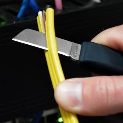 Cable Splicers Knife, 6-1/4 in. with Leather Belt Pouch by Jameson -Porter-Cable Sales Shop jameson wire strippers 32 24p 31 1000