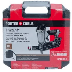 18-Gauge Pneumatic Brad Nailer Kit by Porter-Cable -Porter-Cable Sales Shop porter cable brad nailers bn200c fa 1000