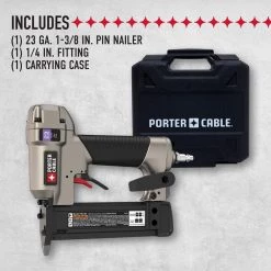 Pneumatic 18-Gauge Brad Nailer Kit and Pneumatic 23-Gauge 1-3/8 in. Pin Nailer by Porter-Cable -Porter-Cable Sales Shop porter cable brad nailers bn200cpin138 a0 1000