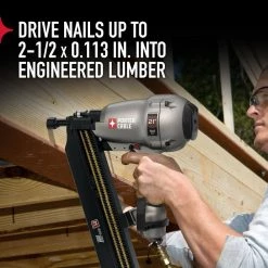 Pneumatic 21-Degree 3-1/2 in. Full Round Framing Nailer and Pneumatic 16-Gauge 2-1/2 in. Finish Nailer Kit by Porter-Cable -Porter-Cable Sales Shop porter cable framing nailers fr350bfn250c a0 1000