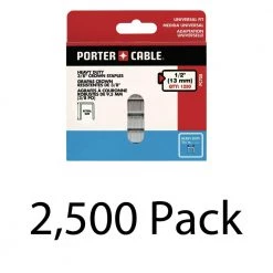 3/8 in. x 1/2 in. Glue Collated Crown Staple 2 Boxes (1250 per Box) by Porter-Cable