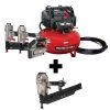 6 Gal. 150 PSI Portable Electric Air Compressor 16 & 18-GA Nailer, 3/8 in. Stapler and Framing Nailer Combo Kit (4-Tool) by Porter-Cable -Porter-Cable Sales Shop porter cable portable air compressors pcfp12234fr350b 64 1000
