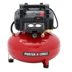 6 Gal. 150 PSI Portable Electric Air Compressor 16 & 18-GA Nailer, 3/8 in. Stapler and Framing Nailer Combo Kit (4-Tool) by Porter-Cable -Porter-Cable Sales Shop porter cable portable air compressors pcfp12234fr350b 76 1000