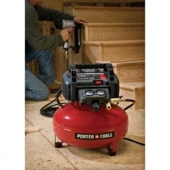 6 gal. 150 PSI Portable Electric Air Compressor, 18-Gauge Brad Nailer and 21-Degree 3-1/2 in. Full Round Framing Nailer by Porter-Cable -Porter-Cable Sales Shop porter cable portable air compressors pcfp12236fr350b 76 1000
