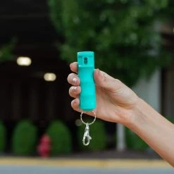 Flip Top Pepper Gel with Snap Clip, Mint Green by SABRE -Porter-Cable Sales Shop sabre home safety accessories f15 rainn g 4f 1000