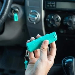 Pepper Spray Keychain with Quick Release Key Ring in Mint Green by SABRE -Porter-Cable Sales Shop sabre home safety accessories hc 14 mt 02 44 1000