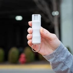 Pepper Spray With Finger Grip And Key Ring, Light Gray by SABRE -Porter-Cable Sales Shop sabre home safety accessories hc lg 23oc 4f 1000