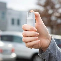 Pepper Spray With Finger Grip And Key Ring, Light Gray by SABRE -Porter-Cable Sales Shop sabre home safety accessories hc lg 23oc fa 1000